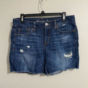 American Eagle Outfitters Women's Blue Denim Shorts